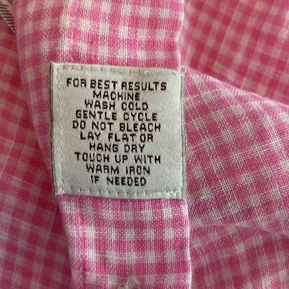 Peter Millar linen shirt size 17 L long sleeved - Picture 7 of 8